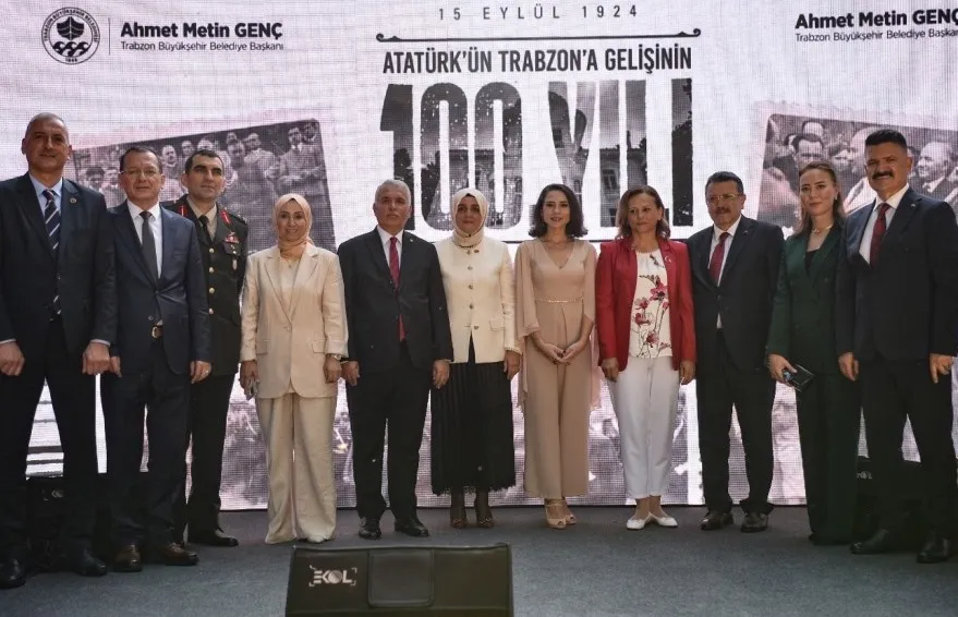 ATATÜRK’ÜN TRABZON’A GELİŞİNİN 100. YILI KUTLANDI 