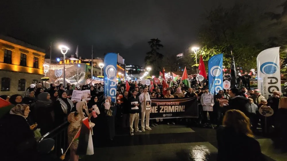 TRABZON’DAN GAZZE İÇİN GÜÇLÜ MESAJ