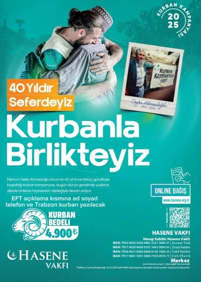 HASENE’DEN HAYIRSEVERLERE ÇAĞRI 