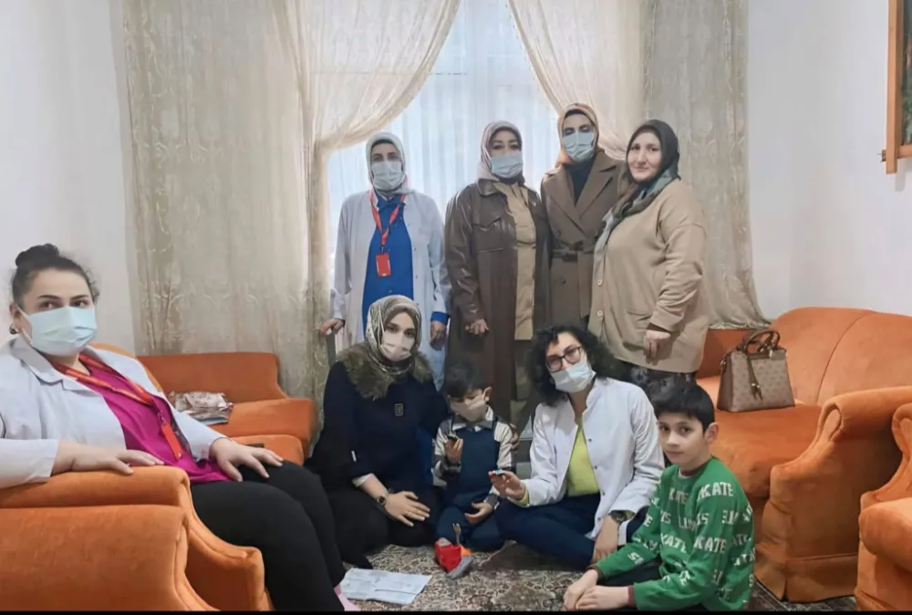 MAÇKA ALİ KEMAL AKTÜRK TOPLUM SAĞLIĞI MERKEZİ VE KAYMAKAMLIKTAN ANLAMLI ZİYARETLER