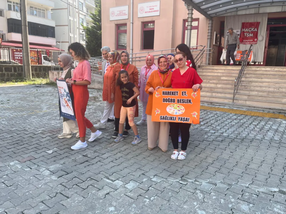 Maçka Toplum Sağlığı Merkezi Halk Sağlığı Haftası Etkinlikleri 3.Gün Değerlendirme 